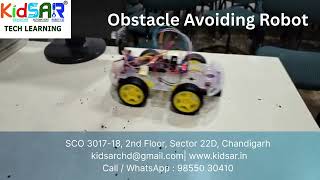 Obstacle Avoiding Robot Kidsar's Arduino Coding Classes