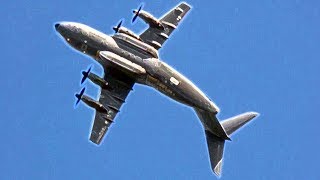 Stunning Airbus A400M Display Over Farnborough Airshow 2016