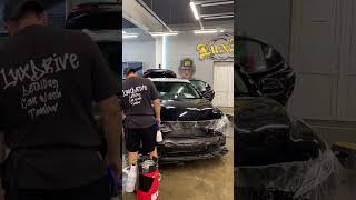 ОКЛЕЙКА БАМПЕРА ЦВЕТНОЙ ПЛЕНКОЙ  #carwash #detailing #tambov