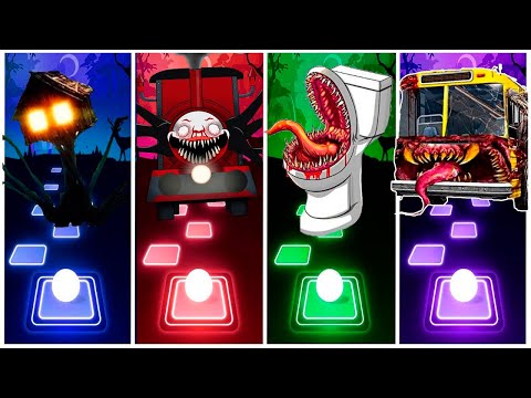 SKIBIDI TOILET 🆚 EXTRA SLIDE 🆚 BUS EATER 🆚 HOUSE HEAD 🆚 ODDBODS | Tiles Hop EDM Rush