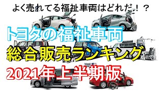 トヨタの福祉車両ランキング　車椅子リフト・スロープ・回転シート　車種機能別販売ランキング【2021年上半期編】