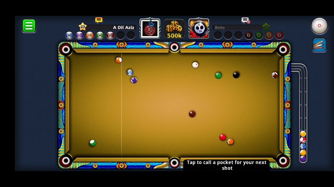 8 ball pool spin shots YouTube