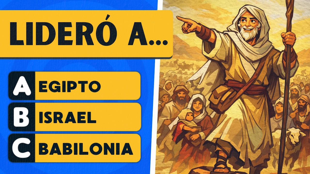 25 Preguntas de la Biblia con Respuestas| La Historia de Moisés | Test bíblico #biblia #moisés
