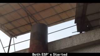 ESP for stenter smoke purification