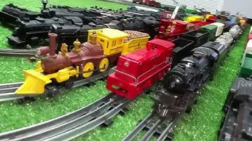 MARX  LEHIGH VALLEY 112 SWITCHER / BUILT FROM PARTS / 16 LIONEL CARS