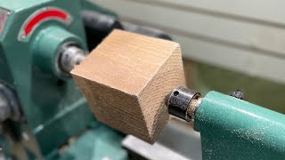 Woodturning 4x4 cedar post