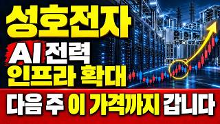 [성호전자 주가전망] 필름콘덴서·전원부품 수요와  AI 전력 인프라 확대 성호전자 주가분석, 대응, 분석, 목표가