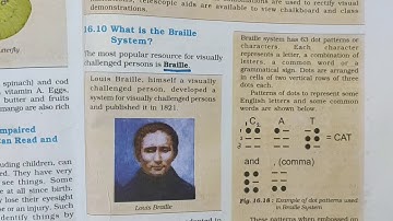 Braille system//Class 8 Physics