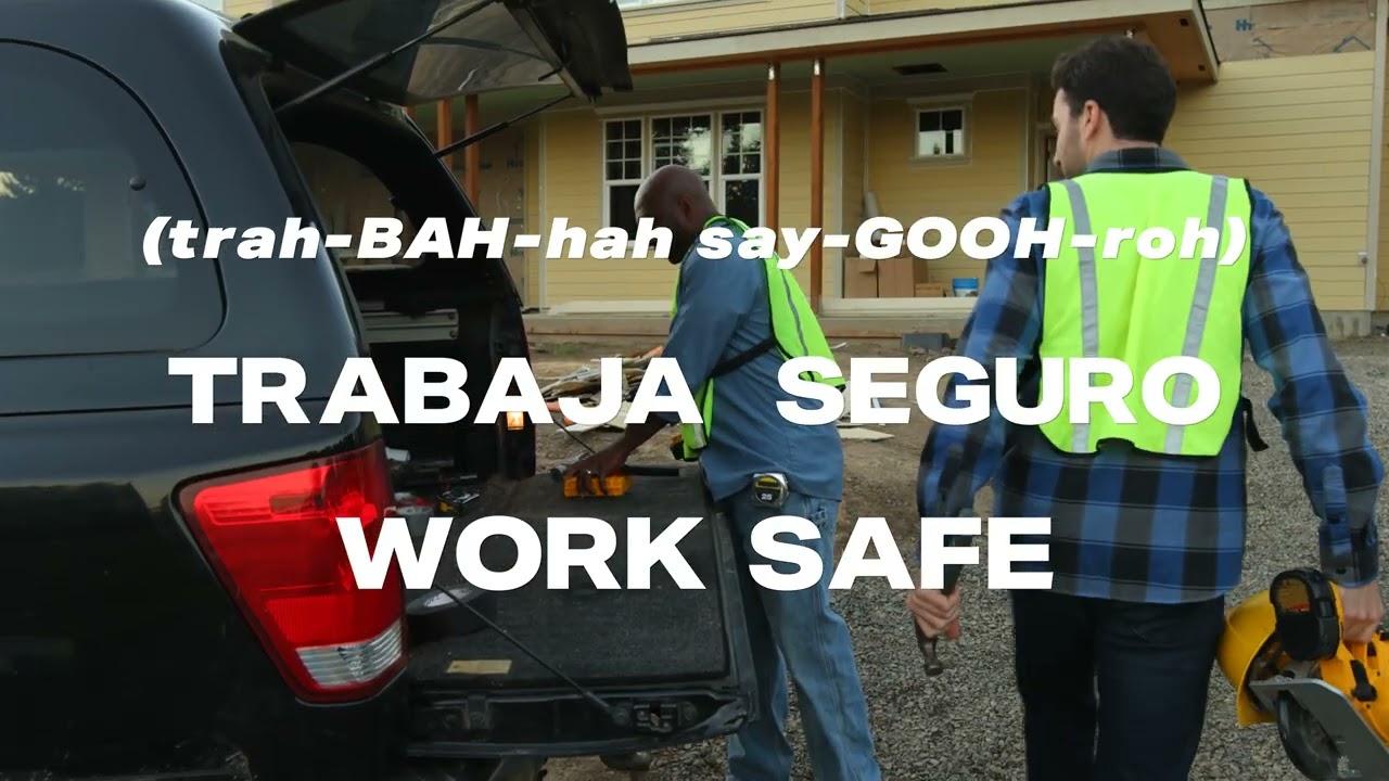 How to say “Work Safe” in Spanish with Bradley Hartmann How to say “Work Safe” in Spanish with Bradley Hartmann