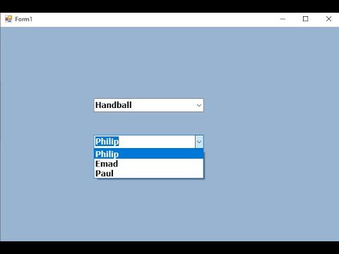 combobox vb  2022  Fill Combobox depend on another combobox using dataset in VB.net