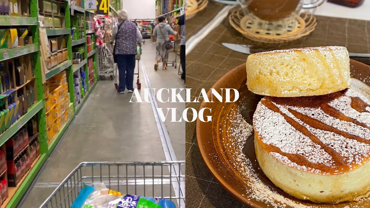 Auckland NZ Vlog 31 Grocery, Souffle Pancakes, Cooking at home, Cats