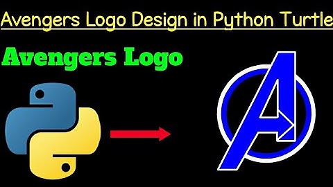 Avengers Logo Design in Python Turtle 🐢🥰|Avengers logo using python turtle graphics #graphics#viral|