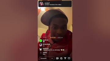 Yvngxchris talking to girls/boys on his birthday on Instagram Live