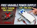 How To Make Variable Power Supply Using Old Laptop Charger 