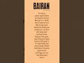 Bairan Song Lyrics Song Trending Song 