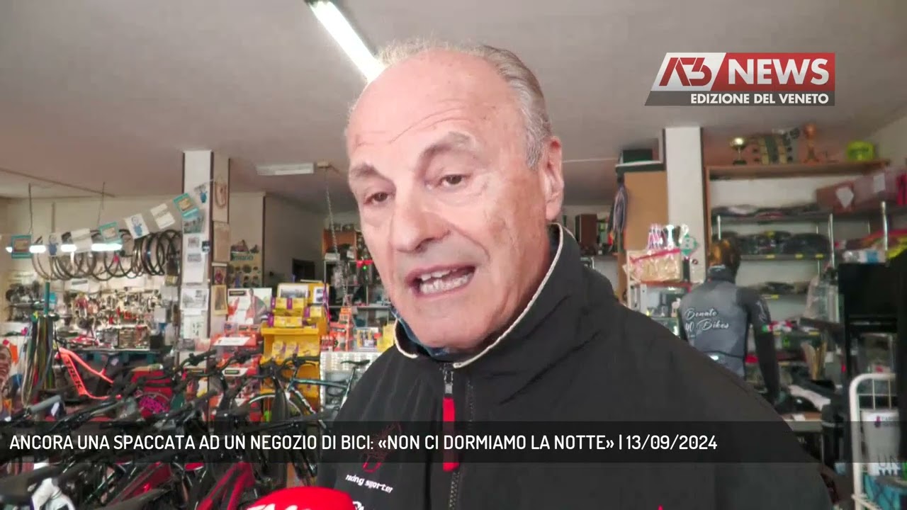 ANCORA UNA SPACCATA AD UN NEGOZIO DI BICI: «NON CI DORMIAMO LA NOTTE» | 13/09/2024
