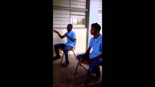 Kem Dog - freestyle in school