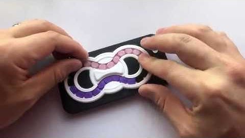 Stick-On Custom 3D Printed Puzzle "Dual Loops"