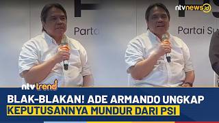 Ade Armando Mundur dari PSI, Blak-blakan Ungkap Alasannya | NTV