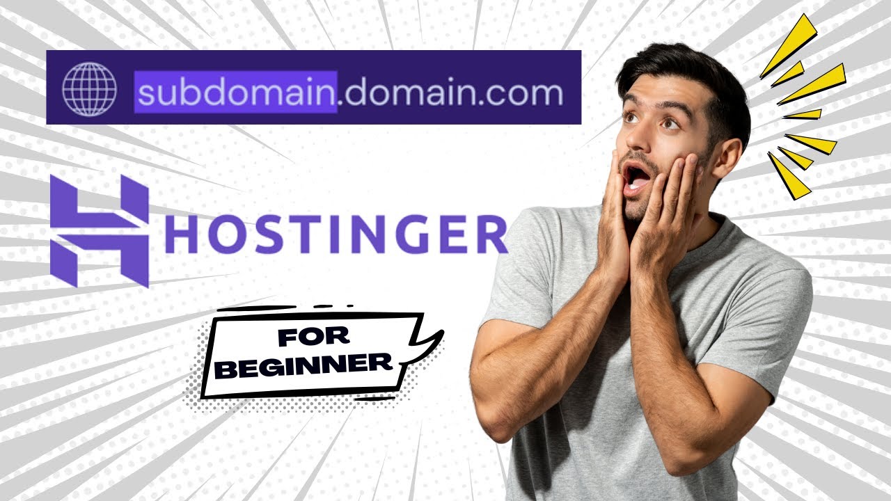 How to create subdomain and install wordpress in hostinger - YouTube