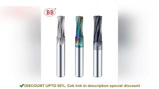 BB Thread Mill Solid Carbide CNC Milling Cutting Tool Full Tooth ISO Inch Pitch Nano Coated M3 M4 M5