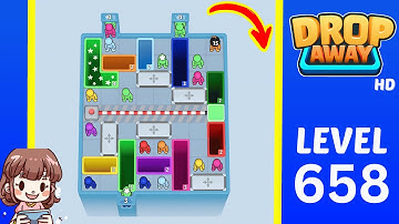 Drop Away Level 658 Solution Walkthrough