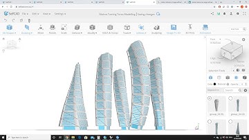 SelfCAD tutorial - Twist deformer - Malmo Turning Torso