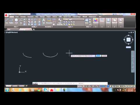 AutoCAD I  04-12 Drawing Elliptical Arcs
