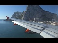 Landing at Gibraltar Airport, U28901, Airbus A319