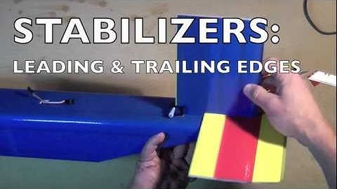 Foamboard Building Techniques: Stabilizers #1 - Leading & Trailing Edges