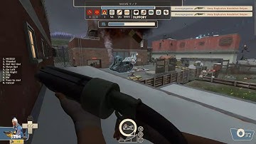 Tf2 MvM: Last Laugh Derelict - (Adv) Revengeance Status (wave 5) alternate ending