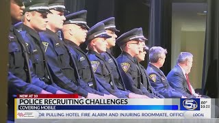 Police recruiting challenges