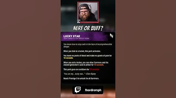 What do we think about the new perk Lucky Star? #dbd #shorts #short #dbdshorts #dbdperks #Alien