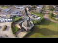 Windmill noordenveld norg  drone