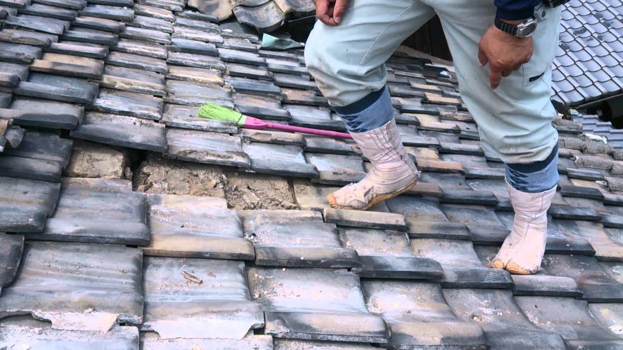 古い瓦って何処に乗れば割れませんか