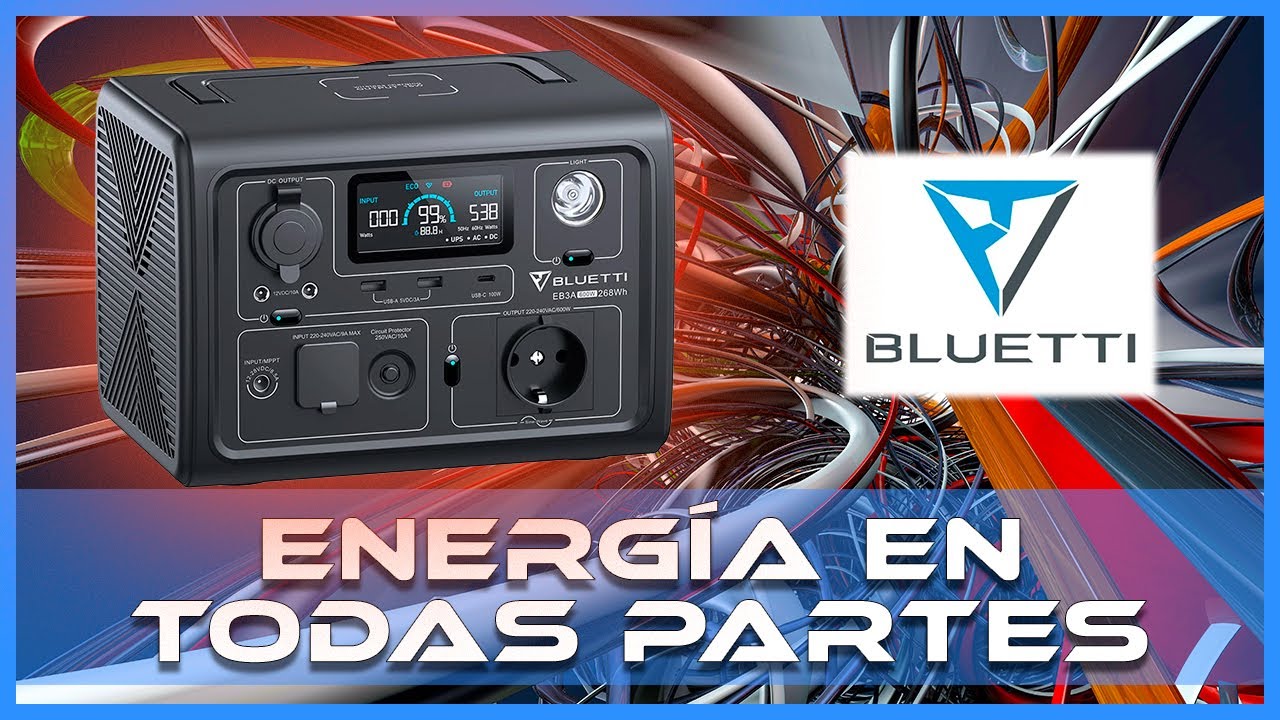 Bluetti EB3A Estación Energía Portátil