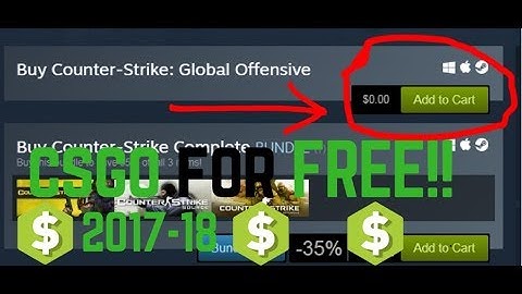 *CS:GO for FREE?!| How to get CSGO for FREE without Torrent 2017-2018 |No Patches|*