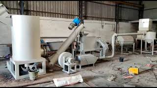 Mini auto plastic scrap washing and drying line factory testing video  www.hikonindia.com
