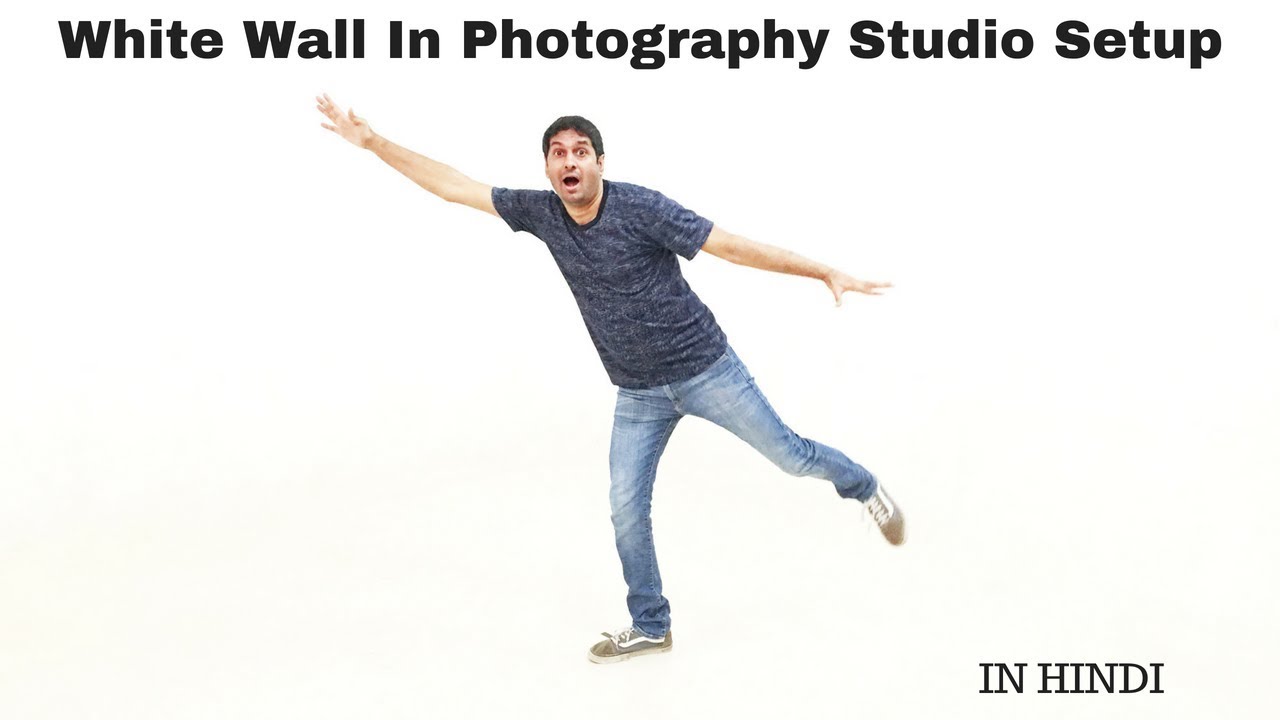 White wall in photography studio setup YouTube