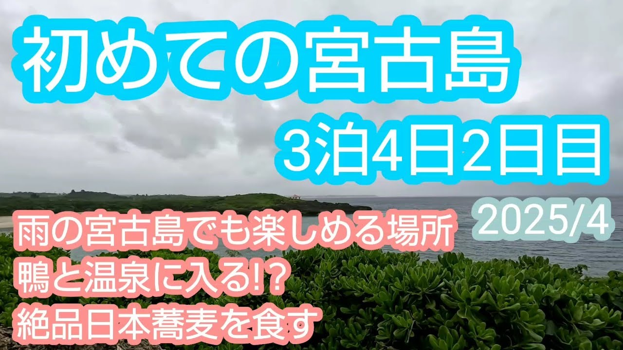 【雨の宮古島】雨でも楽しめる場所に行きまもる君にも会えました。
