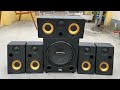 5.1 music systems with subwoofer ( 6” midrange speakers and tweeter)