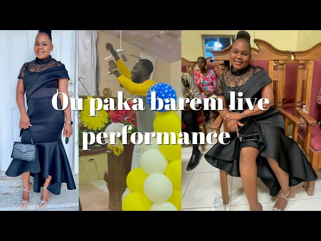 Ou pa ka barem live performance class=