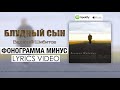 БЛУДНЫЙ СЫН фонограмма минус Валерий Шибитов | LYRICS VIDEO | Apple Music & Spotify