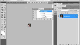 Photoshop CS5 Tutorial Playing Actions Adobe Training Lesson 17.2