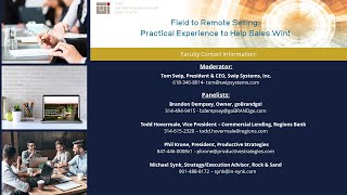St  Louis Focused Breakfast - Field to Remote Selling: Practical Experience to Help Sales Win!
