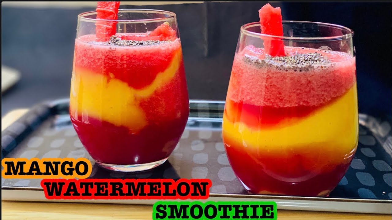 Mango Watermelon Smoothie | Watermelon Mango Juice | Summer Drink by Aarohanamz - YouTube