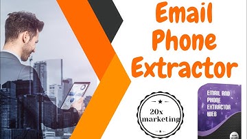 Email Phone extractor web - email & phone extractor