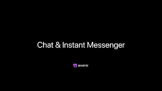 Chat & Instant Messenger — Axero Solutions Intranet screenshot 3