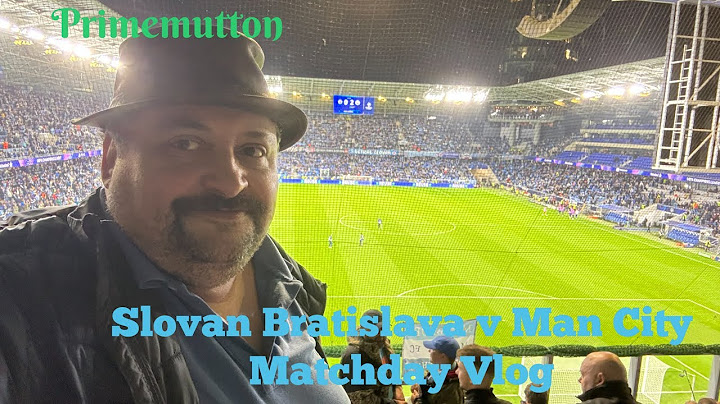 Slovan Bratislava 0-4 Manchester City, Champions League Matchday vlog. City ease past Slovan.