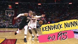 Kendrick Nunn Performance Vs Houston Rockets Nba Preseason 2019